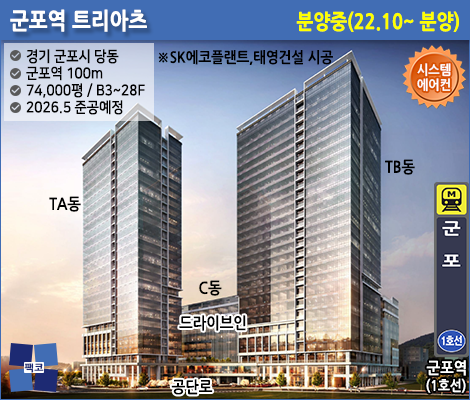 군포역 트리아츠 분양